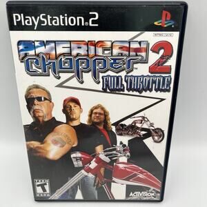 American Chopper 2: Full Throttle (Sony PlayStation 2, 2005) Complete